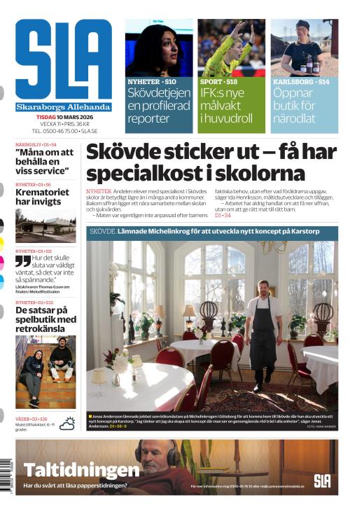 Skaraborgs Allehanda 10.3.2026