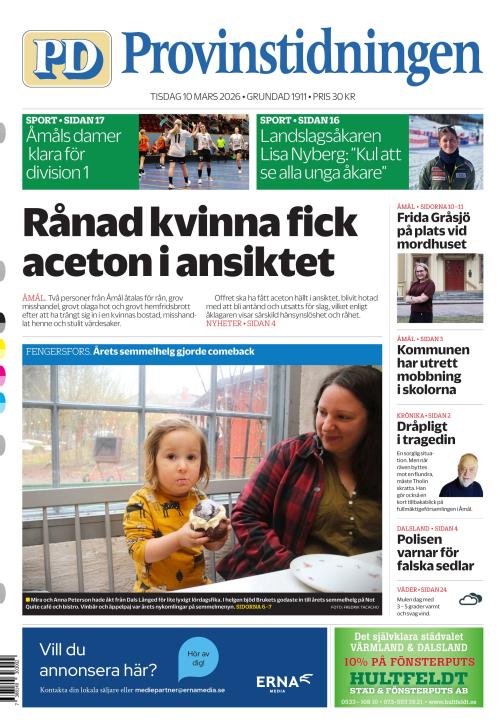 Provinstidningen Dalsland 10.3.2026