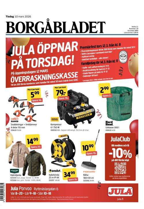 Borgåbladet 10.3.2026