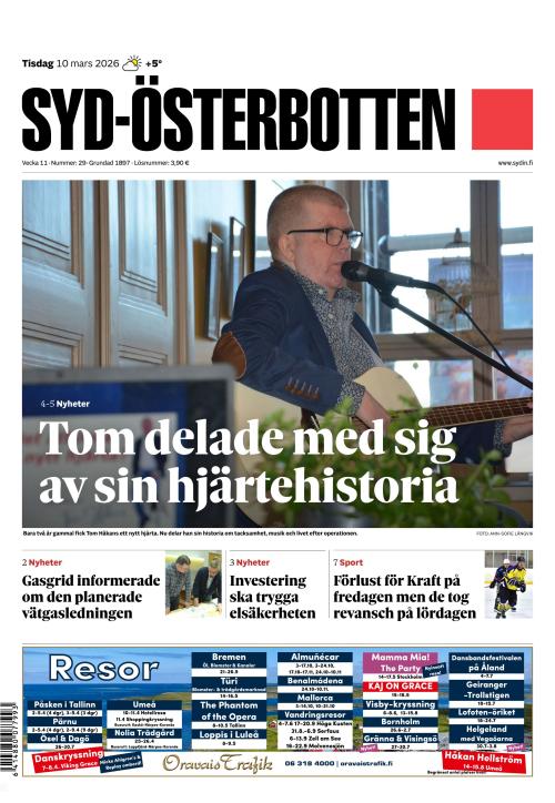 Syd-Österbotten 10.3.2026