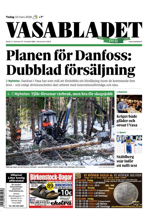 Vasabladet 10.3.2026
