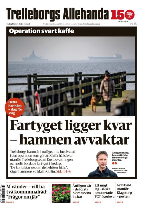 Trelleborgs Allehanda 10.3.2026