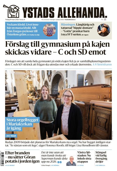Ystads Allehanda 10.3.2026