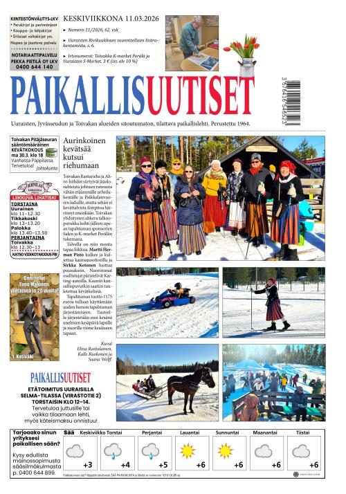 PaikallisUutiset 11.3.2026