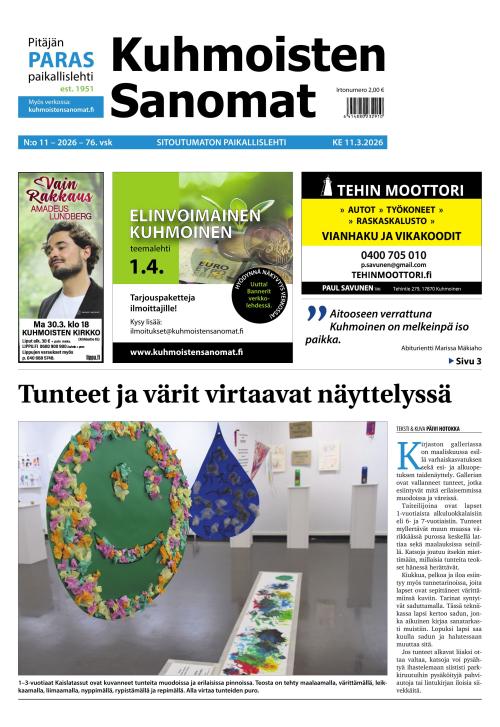 Kuhmoisten Sanomat 11/2026