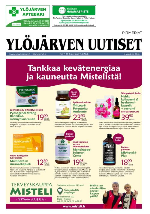 Ylöjärven Uutiset 11.3.2026