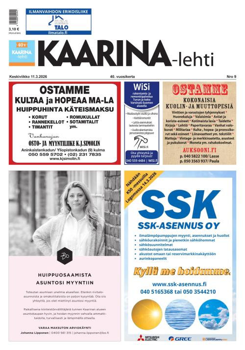 Kaarina-lehti 11.3.2026
