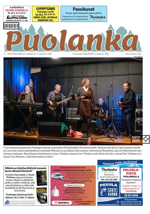 Puolanka-lehti 11.3.2026