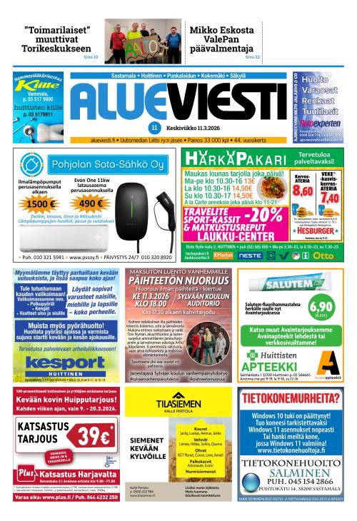 Alueviesti 11.3.2026