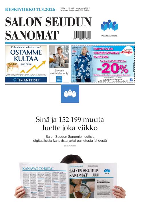 Salon Seudun Sanomat 11.3.2026