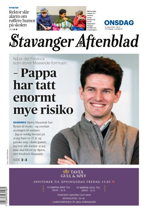 Stavanger Aftenblad 11.3.2026