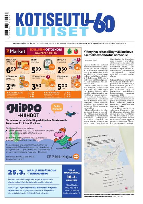 Kotiseutu-uutiset 11.3.2026