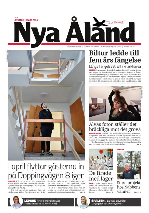 Nya Åland 11.3.2026