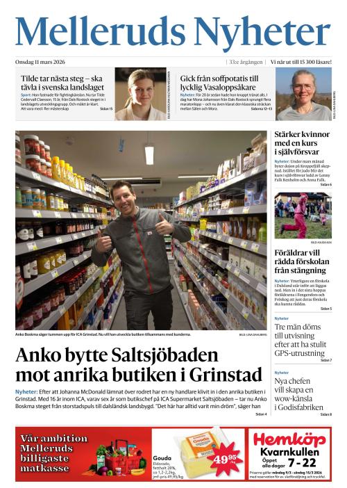 Melleruds nyheter 11.3.2026