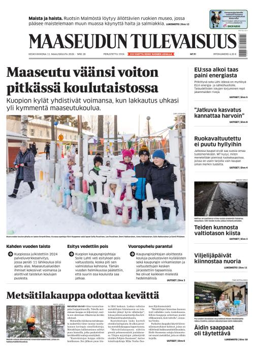 Maaseudun Tulevaisuus 11.3.2026