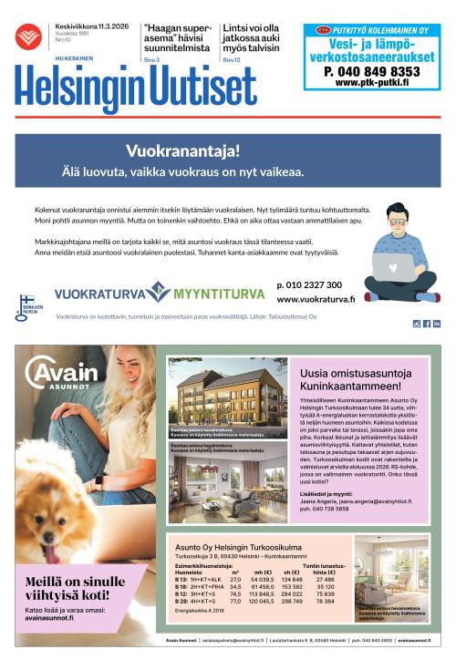 Helsingin Uutiset (Keskinen) 11.3.2026