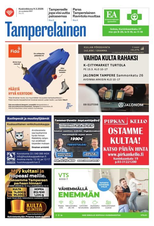 Tamperelainen 11.3.2026