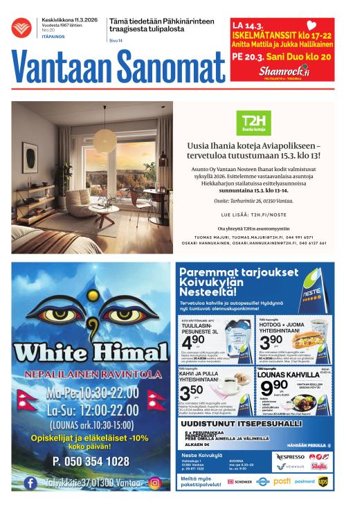 Vantaan Sanomat (Itä) 11.3.2026