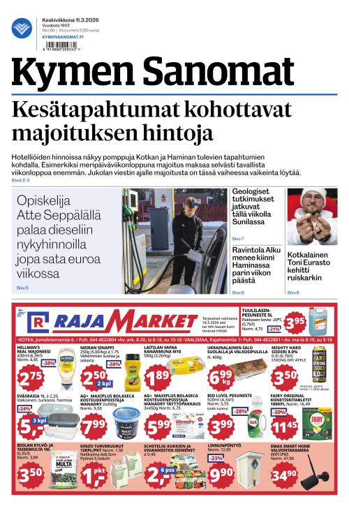 Kymen Sanomat 11.3.2026