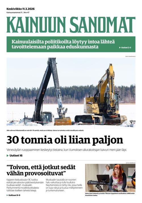 Kainuun Sanomat 11.3.2026