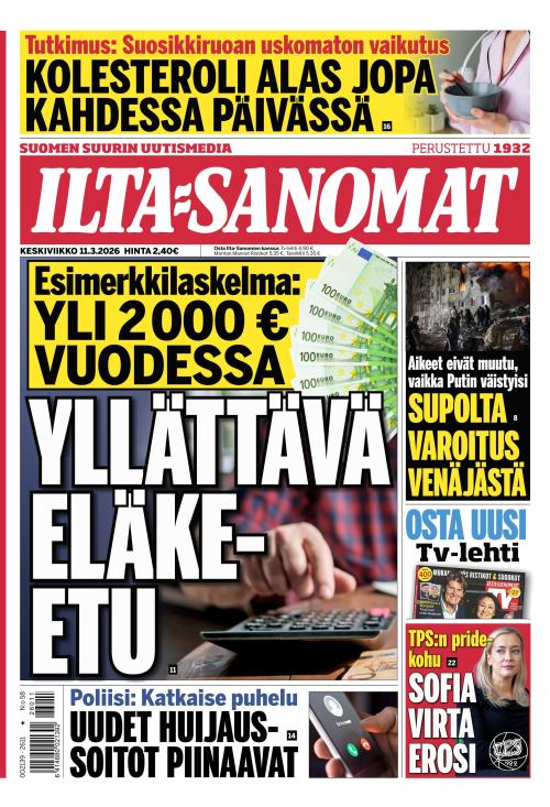 Ilta-Sanomat 11.3.2026