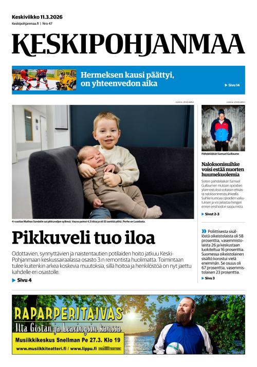 Keskipohjanmaa 11.3.2026