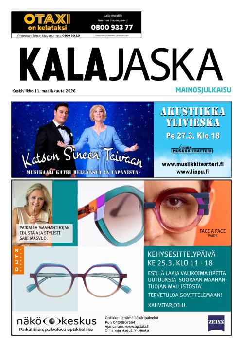 Kalajokilaakso ja Kalajaska 11.3.2026