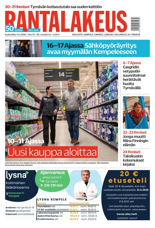 Rantalakeus 11.3.2026