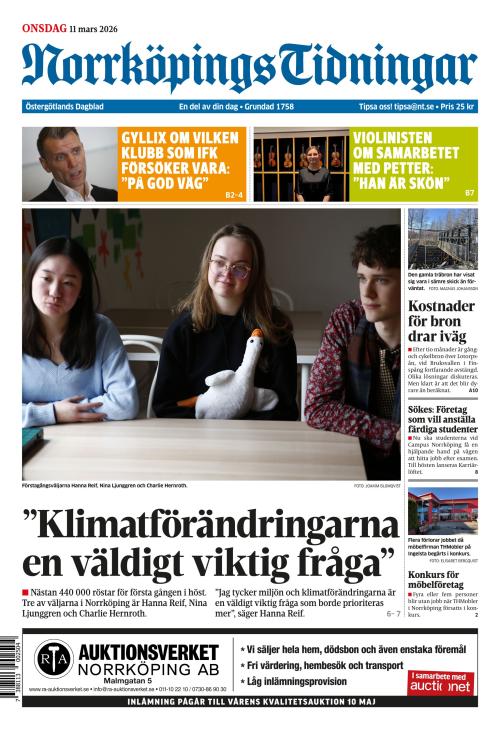 Norrköpings Tidningar 11.3.2026