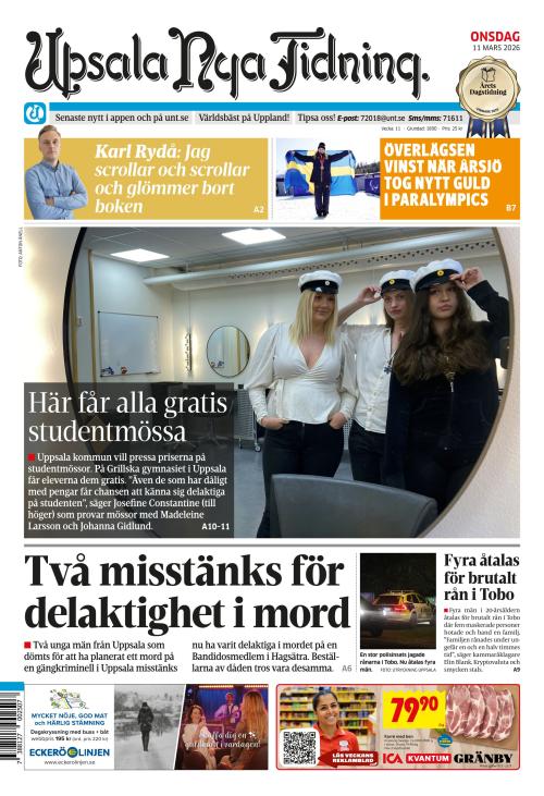 Upsala Nya Tidning 11.3.2026