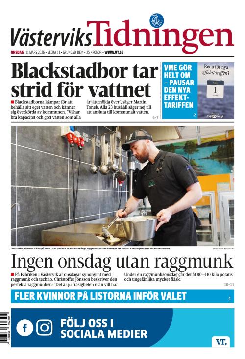 Västerviks-Tidningen 11.3.2026