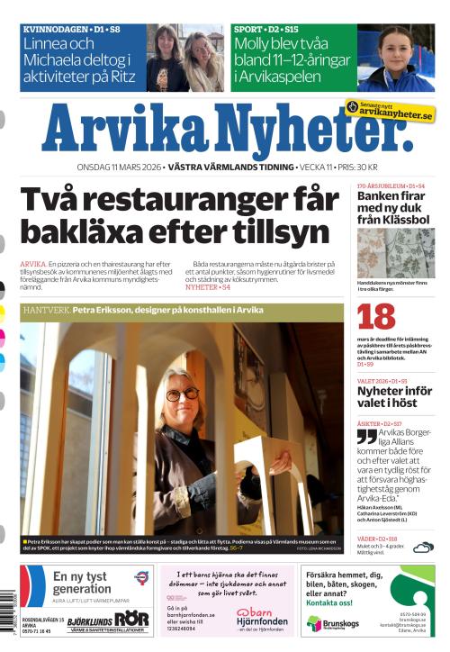 Arvika Nyheter 11.3.2026