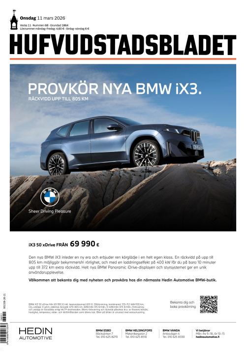 Hufvudstadsbladet 11.3.2026