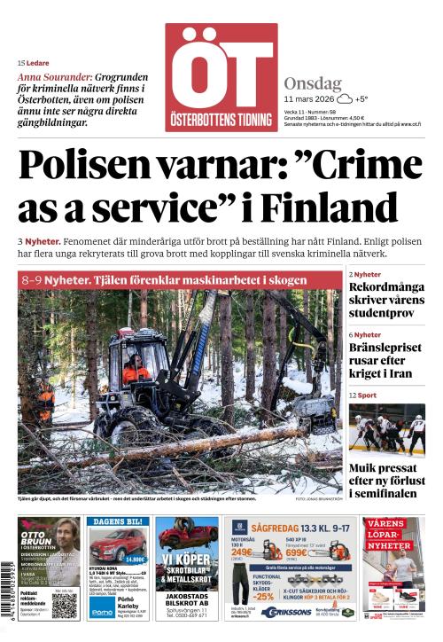 Österbottens Tidning 11.3.2026