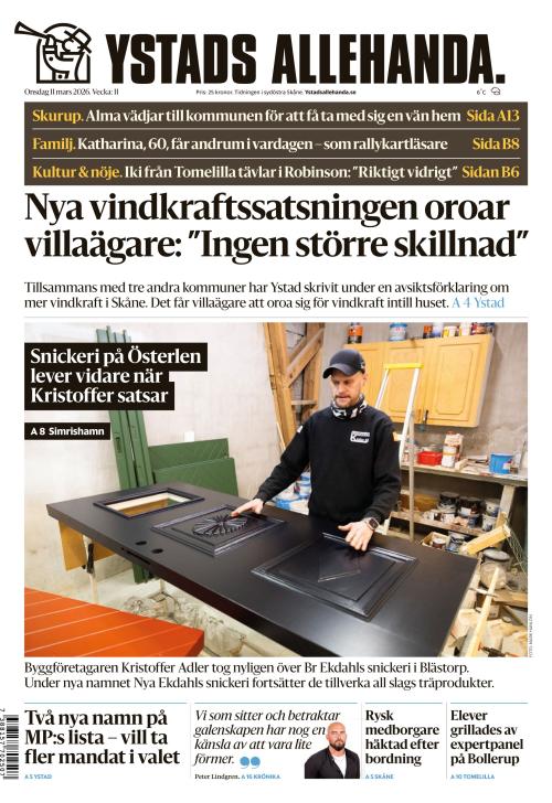 Ystads Allehanda 11.3.2026