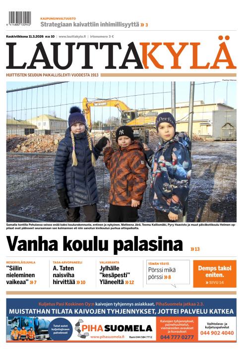 Lauttakylä-lehti 11.3.2026