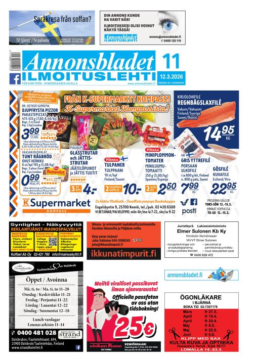 Annonsbladet 12.3.2026