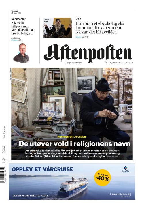 Aftenposten 12.3.2026
