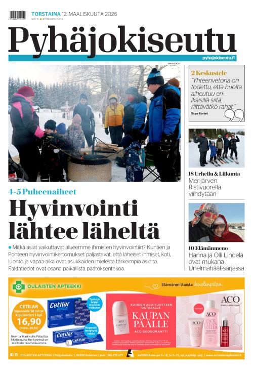 Pyhäjokiseutu 12.3.2026