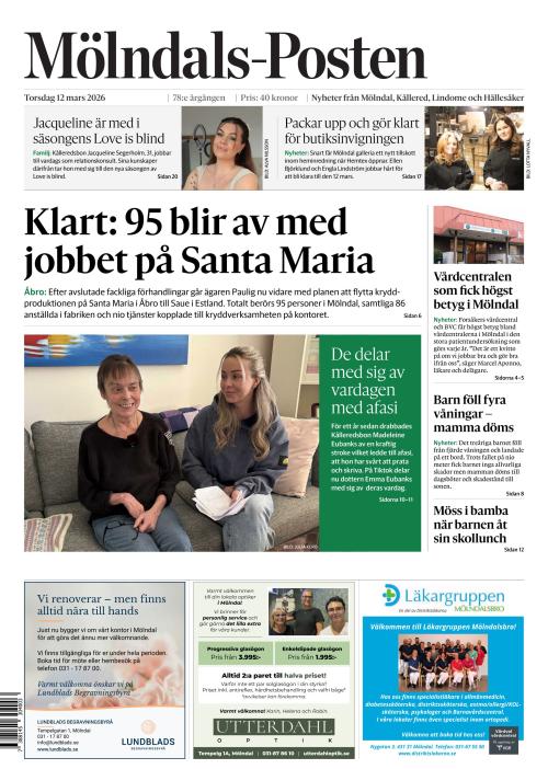 Mölndals-Posten 12.3.2026