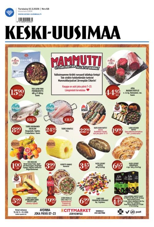 Keski-Uusimaa 12.3.2026