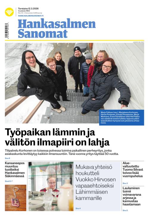 Hankasalmen Sanomat 12.3.2026