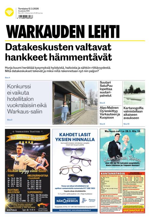 Warkauden Lehti 12.3.2026