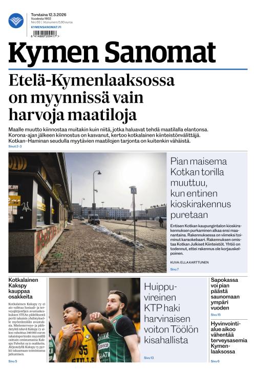 Kymen Sanomat 12.3.2026