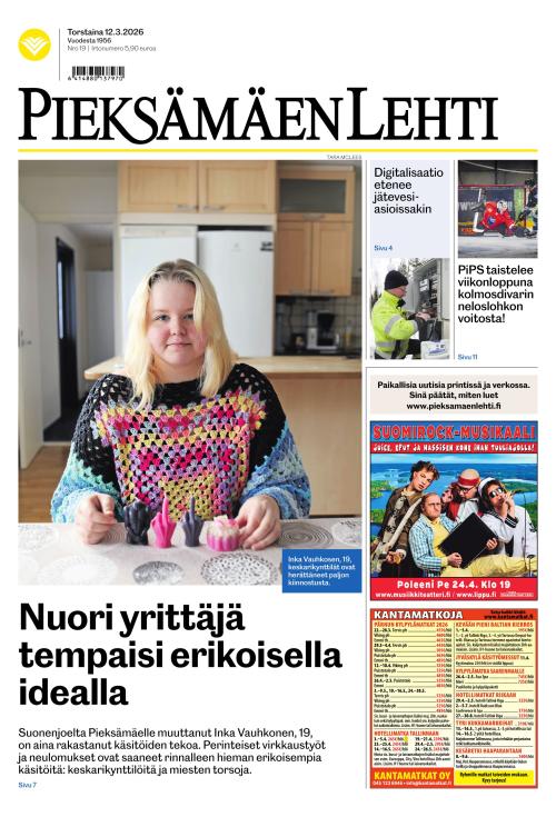 Pieksämäen lehti 12.3.2026