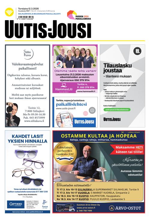 Uutis-Jousi 12.3.2026