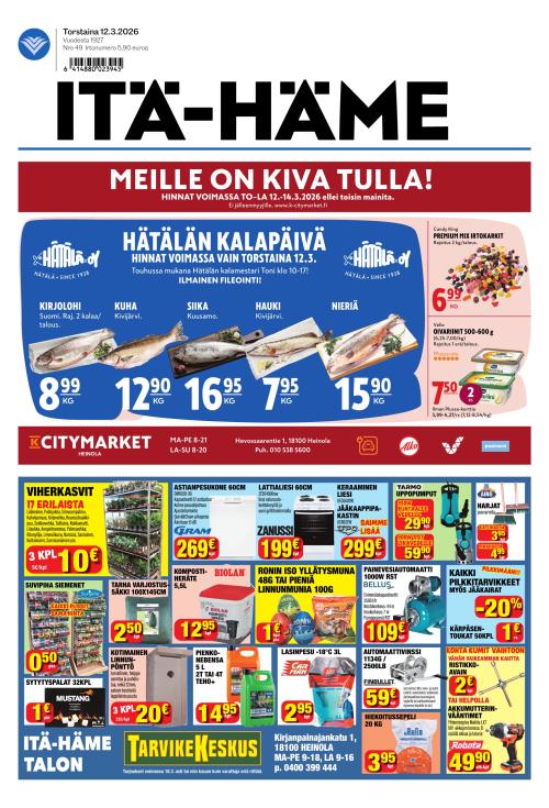 Itä-Häme 12.3.2026