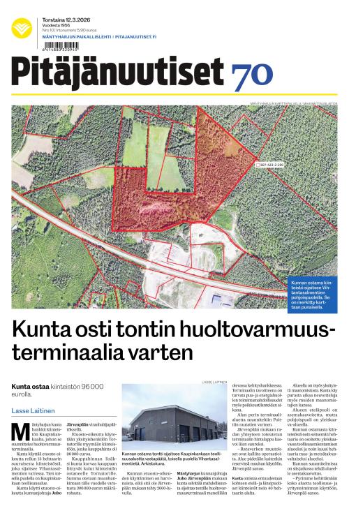 Pitäjänuutiset 12.3.2026