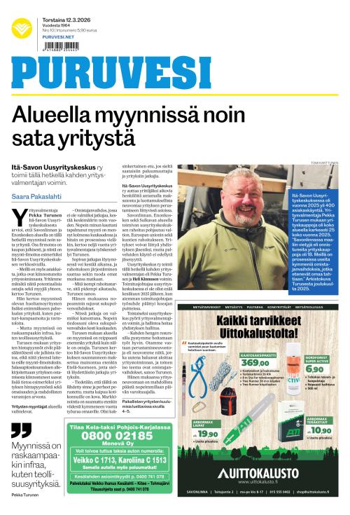 Puruvesi-lehti 12.3.2026