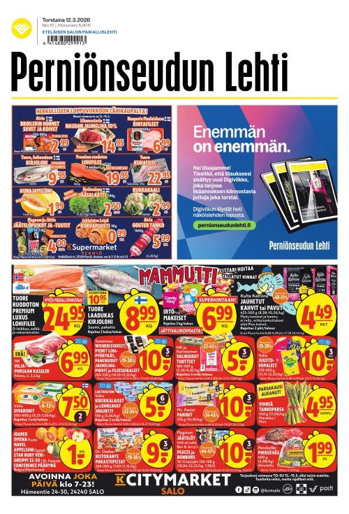 Perniönseudun Lehti 12.3.2026
